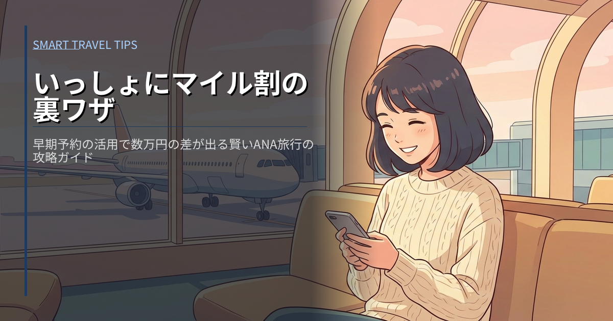 いっしょにマイル割 裏ワザの解説イメージ